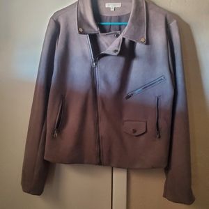 Solitaire  faux suede jacket